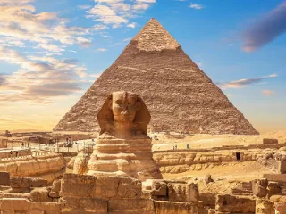 The Great Pyramid of Giza and the Sphinx