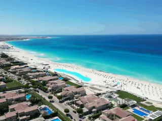 White sand and turquoise water on the coast near Marsa Matrouh