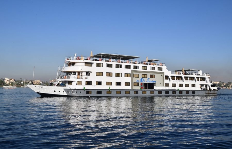 MS Nile Treasure cruise ship sailing on the Nile