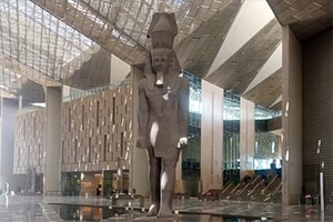A corporate traveller preparing for a business trip